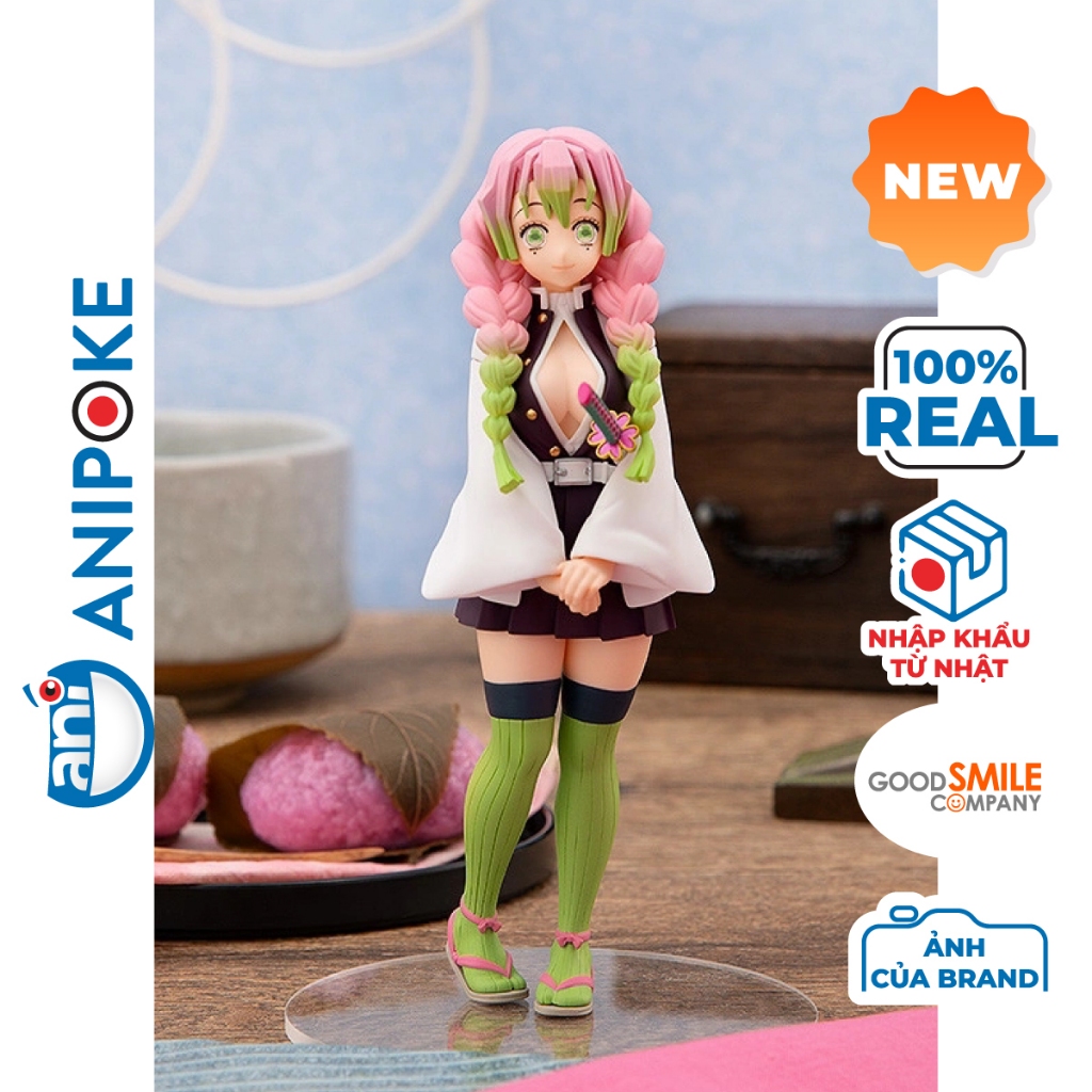 Mô hình Luyến Trụ Mitsuri Popup Parade Kimetsu No yaiba, chính hãng Goodsmile (Nhập từ Nhật Full box) f64-03