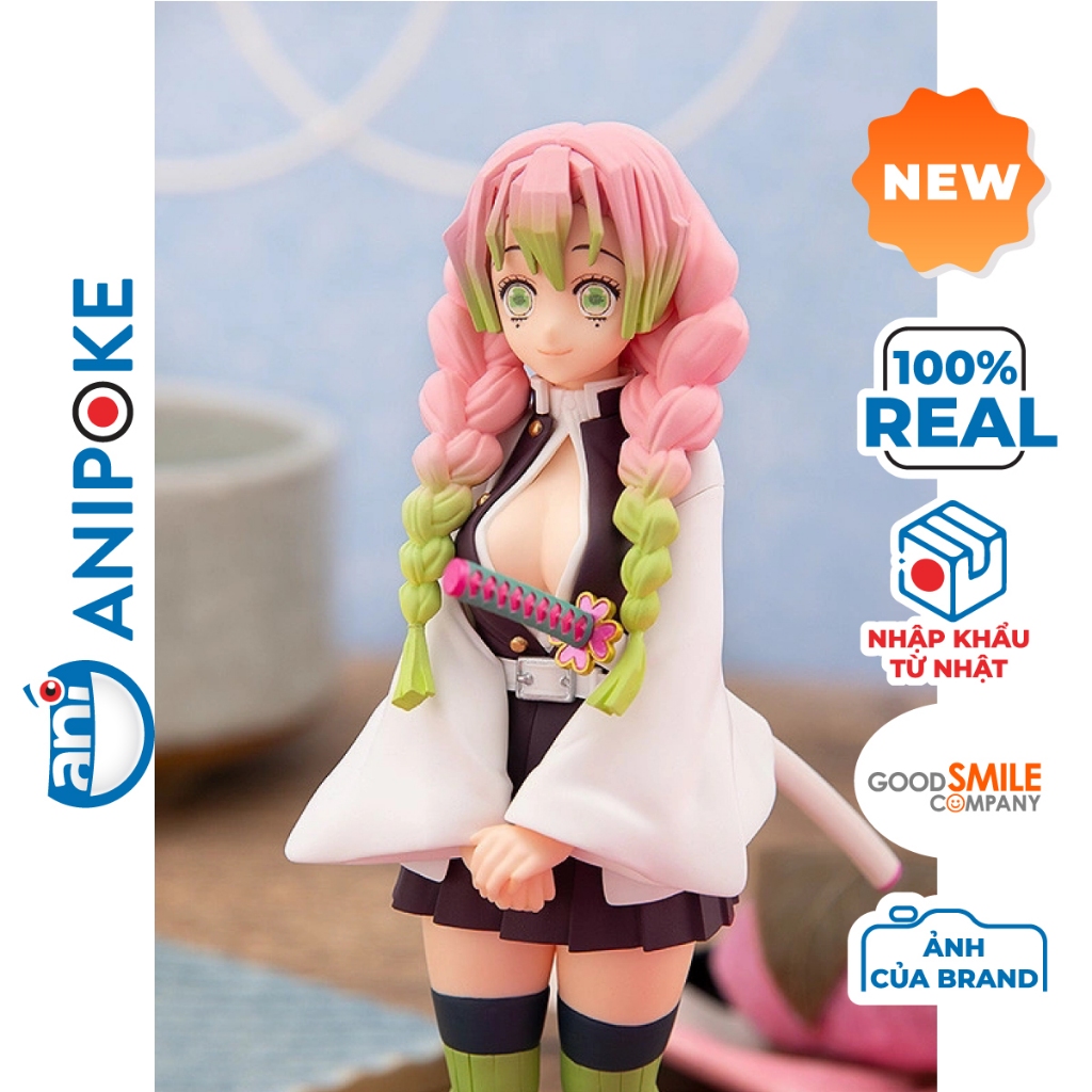 Mô hình Luyến Trụ Mitsuri Popup Parade Kimetsu No yaiba, chính hãng Goodsmile (Nhập từ Nhật Full box) f64-03