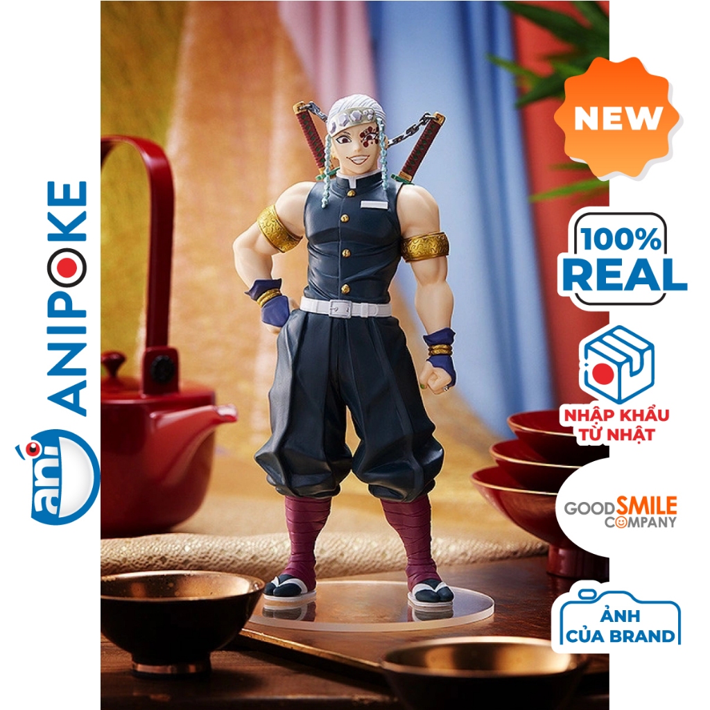 Mô hình Âm Trụ Tengen Uzui Popup Parade Kimetsu No yaiba, chính hãng Goodsmile (Nhập từ Nhật Full box) f64-05