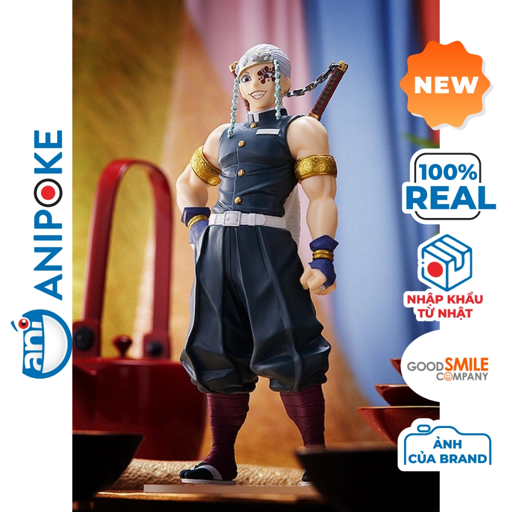 Mô hình Âm Trụ Tengen Uzui Popup Parade Kimetsu No yaiba, chính hãng Goodsmile (Nhập từ Nhật Full box) f64-05