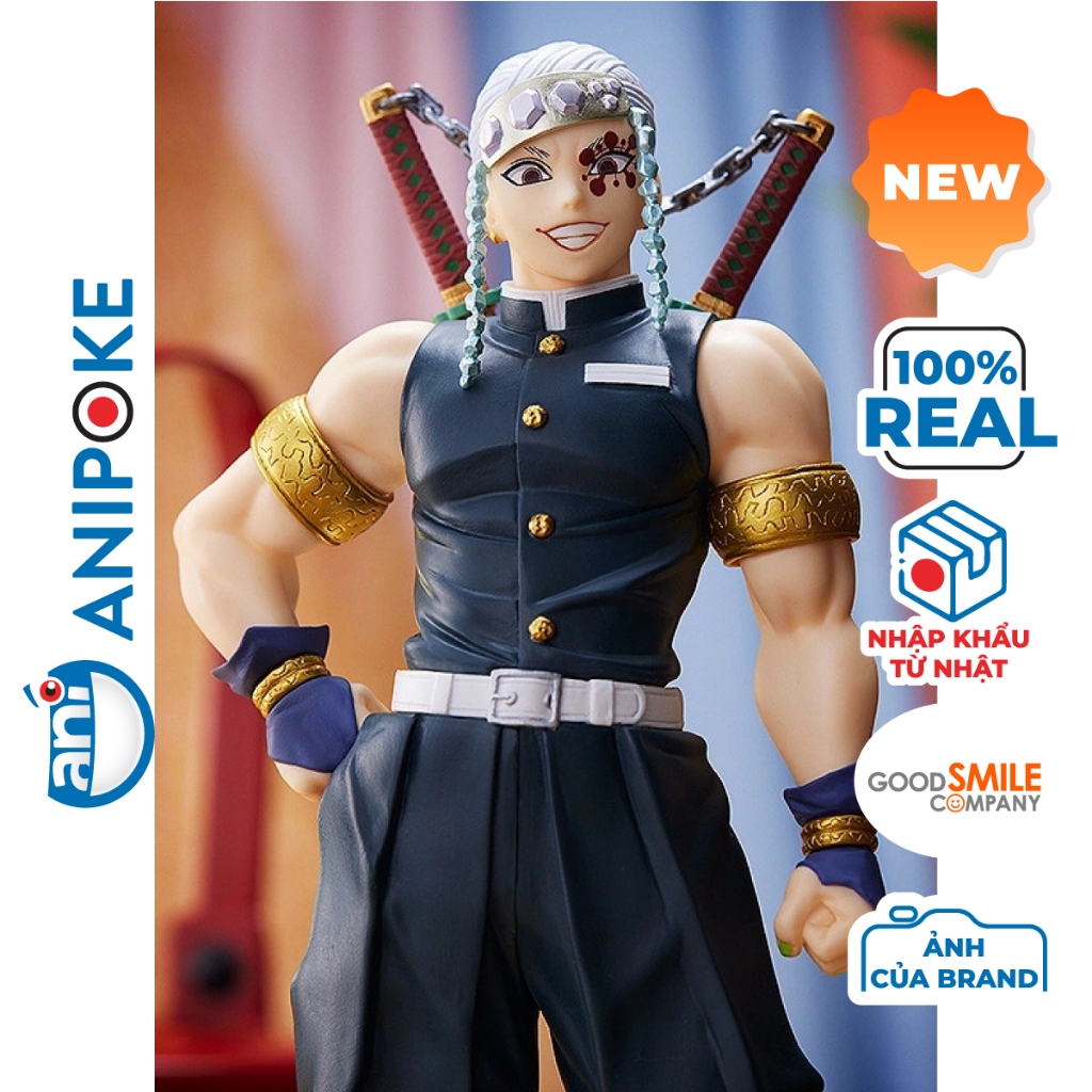 Mô hình Âm Trụ Tengen Uzui Popup Parade Kimetsu No yaiba, chính hãng Goodsmile (Nhập từ Nhật Full box) f64-05