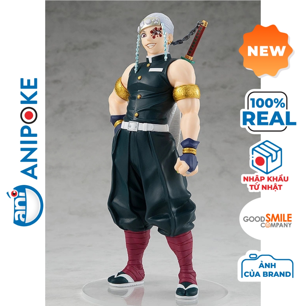 Mô hình Âm Trụ Tengen Uzui Popup Parade Kimetsu No yaiba, chính hãng Goodsmile (Nhập từ Nhật Full box) f64-05