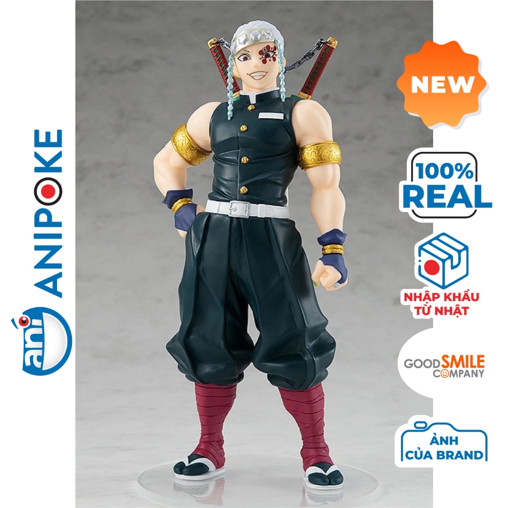 Mô hình Âm Trụ Tengen Uzui Popup Parade Kimetsu No yaiba, chính hãng Goodsmile (Nhập từ Nhật Full box) f64-05