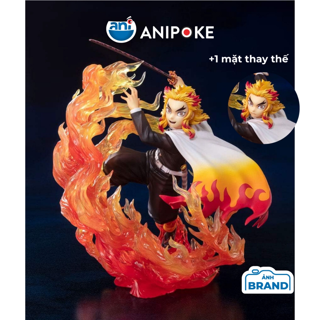 Mô hình Viêm Trụ Rengoku Flame Breathing Figuarts Zero Kimetsu no yaiba, Nhập từ Nhật F66-08