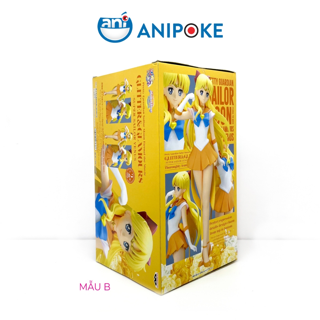 Mô hình Siêu Thủy thủy sao kim Super Sailor Venus  Glitters and Glamous A B chính hãng Bandai, Nguồn Nhật