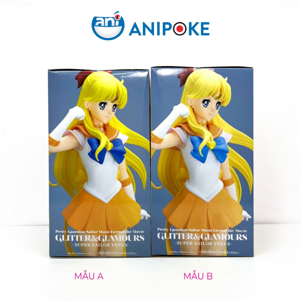 Mô hình Siêu Thủy thủy sao kim Super Sailor Venus  Glitters and Glamous A B chính hãng Bandai, Nguồn Nhật