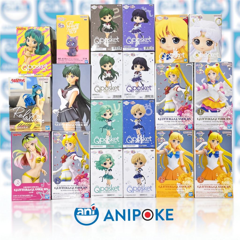 Mô hình Super Sailor Moon II - A cầm trượng mặt trăng  Glitters and glamous New, chính hãng Bandai, nguồn Nhật F67-08