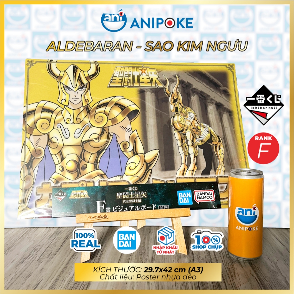 Poster nhựa dẻo Saint Seiya Shaka Donko Xử Nữ Kim Ngưu Song Tử Song Ngư Thiên Bình Bò Cạp Thiên Bình Ichiban Kuji