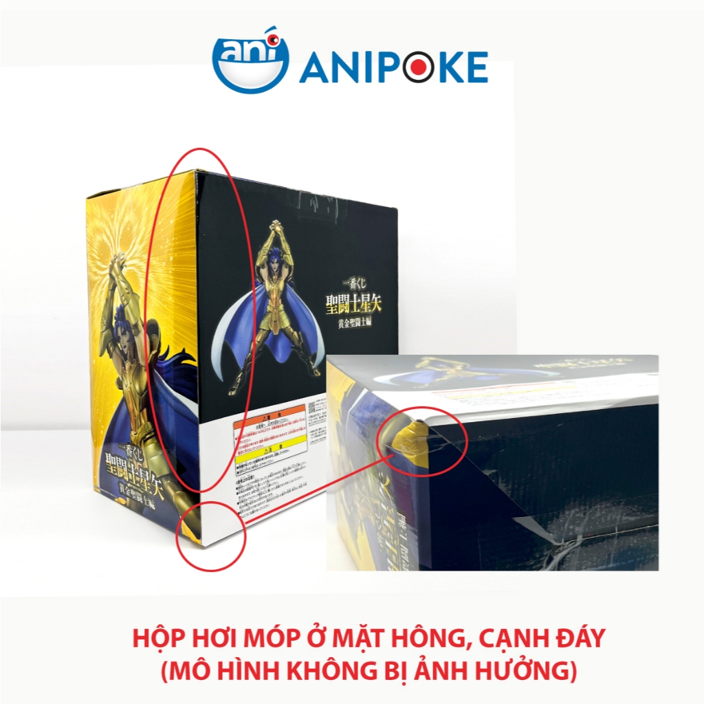 Mô hình Saint Seiya Saga - Song Tử Ichiban Kuji Rank A Chính hãng Hàng Nhật. Áo giáp Vàng F73-04