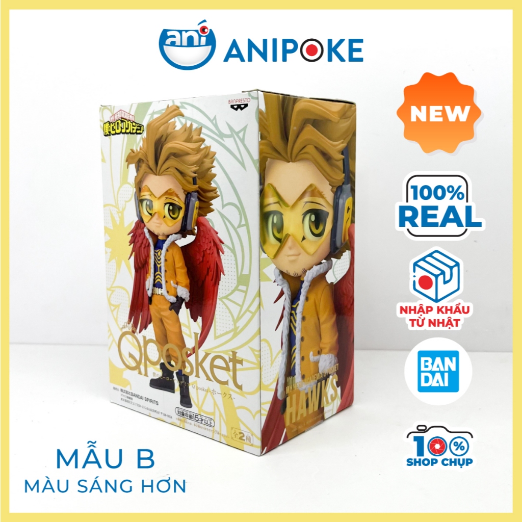 Mô hình Qposket Hawks MHA My heroes academy Học viện anh hùng chính hãng BNguồn Nội địa Nhật