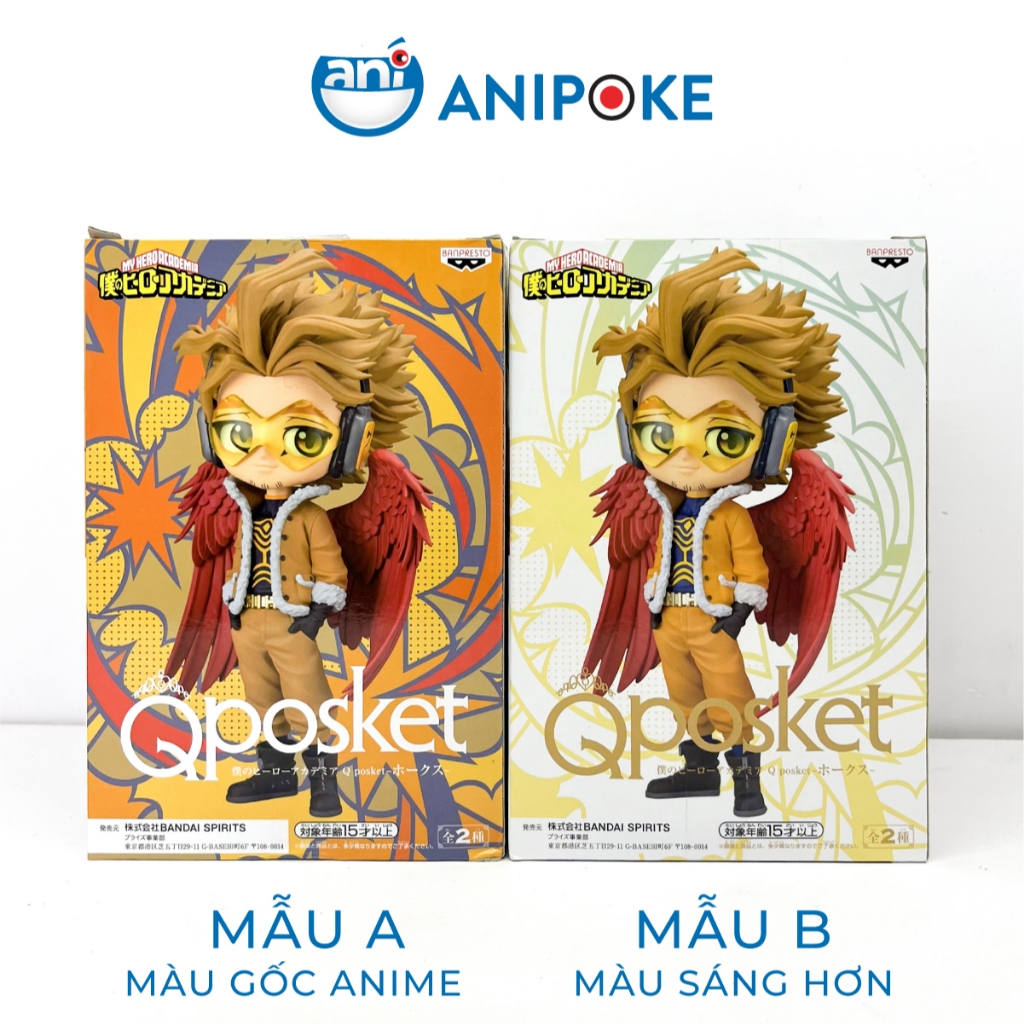 Mô hình Qposket Hawks MHA My heroes academy Học viện anh hùng chính hãng BNguồn Nội địa Nhật