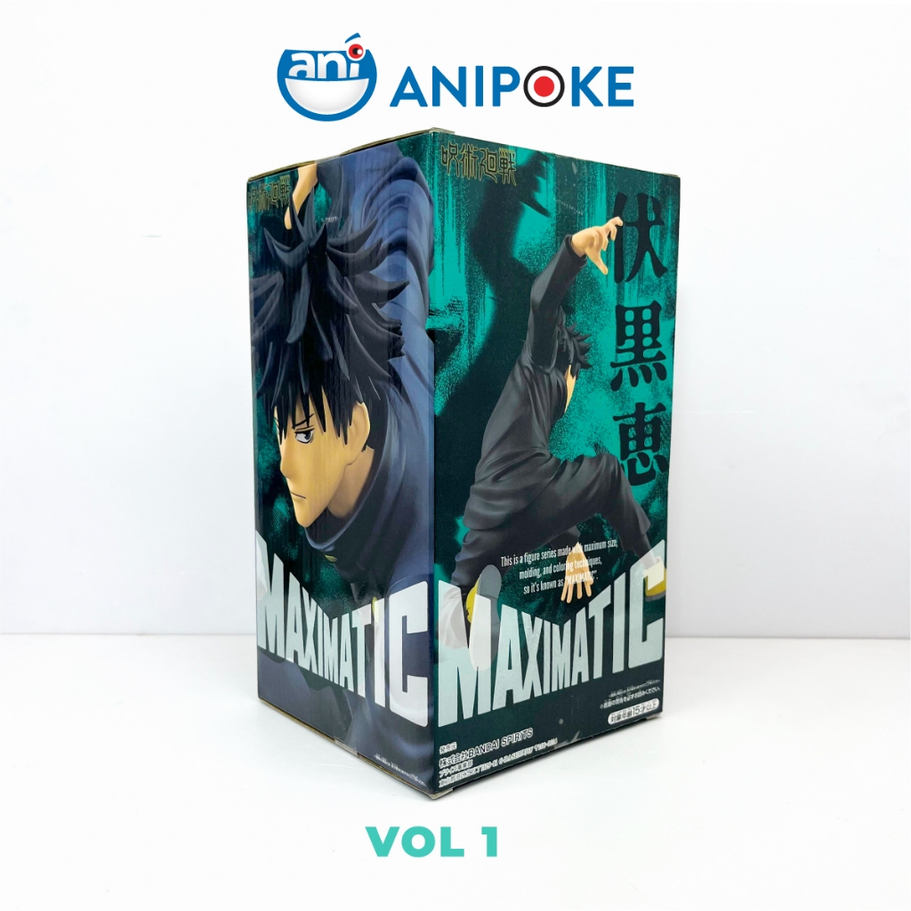 Mô hình Megumi maximatic Vol 1, 2 Jujutsu Kaisen, Chú thuật hồi chiến hàng chính hãng Bandai Nguồn Nhật