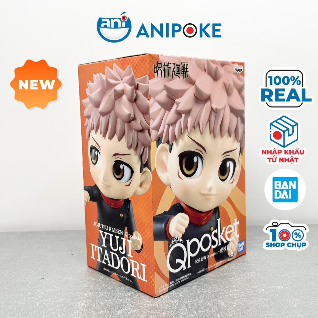 Mô hình Yuji itadori A Q posket - Jujutsu Kaisen Chú Thuật hồi chiến,  chính hãng (Nhập từ Nhật Full box) F41-01