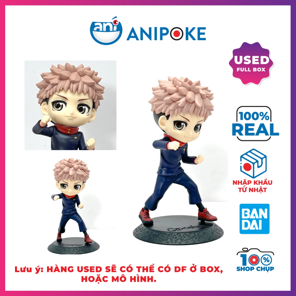 Mô hình Yuji itadori A Q posket - Jujutsu Kaisen Chú Thuật hồi chiến,  chính hãng (Nhập từ Nhật Full box) F41-01