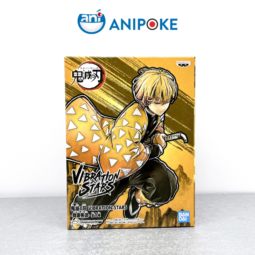 Mô hình Zenitsu Vibration Stars Kimetsu no yaiba chính hãng Bandai, (Nhập từ Nhật Full box)
