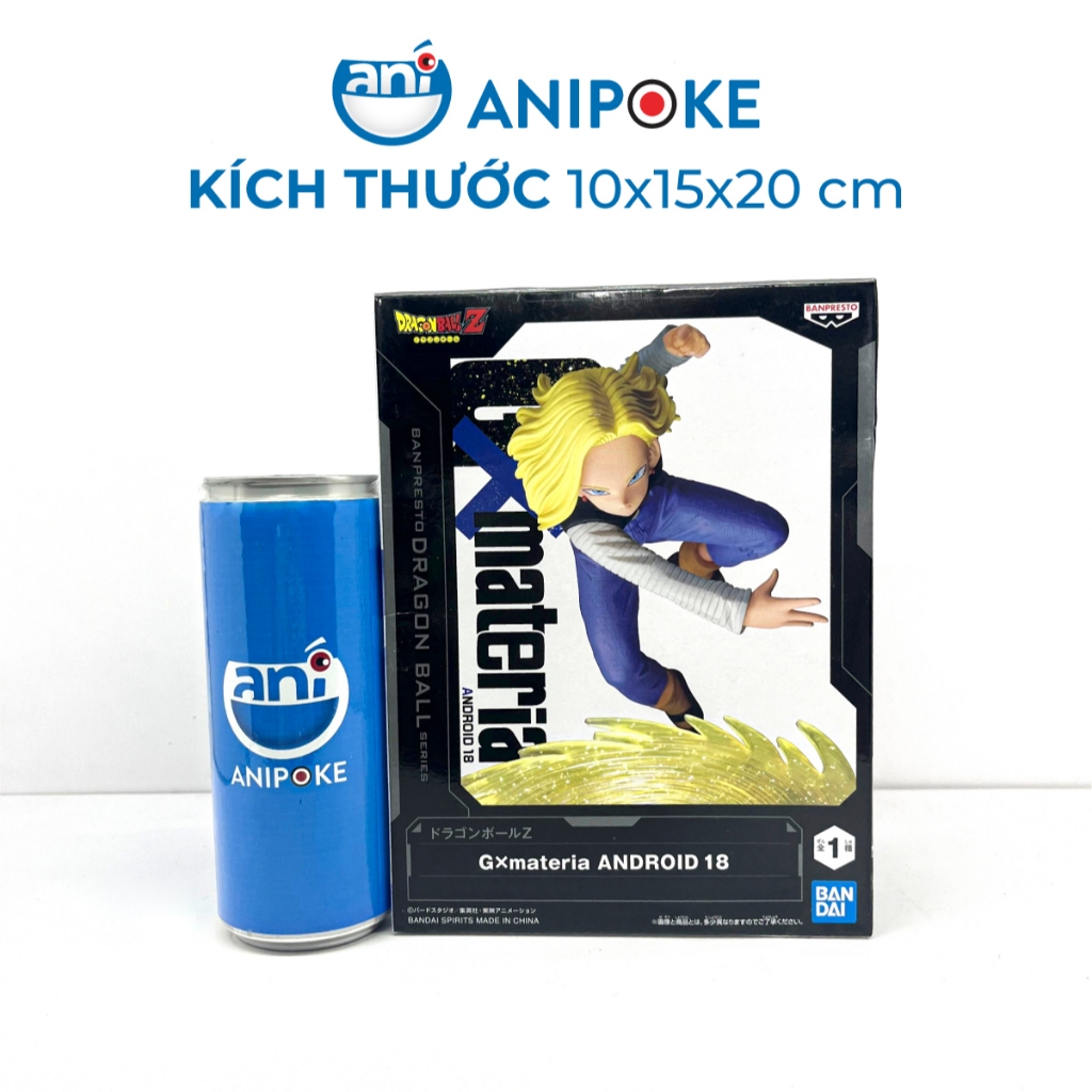 Mô hình Android 18 Lazuli GXMaterial Dragon balls chính hãng Nhật F74-04