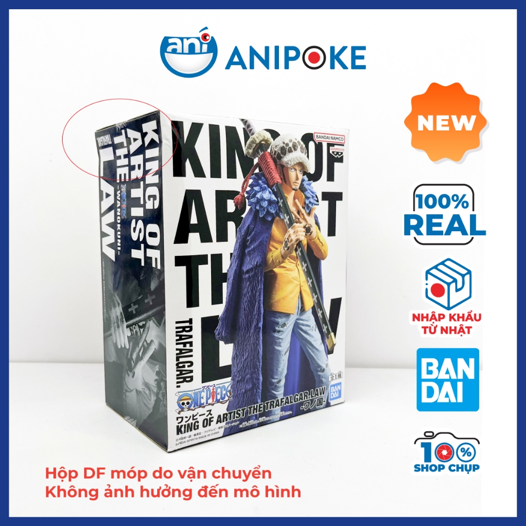 Mô hình The Law,  One Piece - King of Artist, mô hình chính hãng Nhật Bản, Nhập trực tiếp từ Nhật. (Họp móp nhẹ) FG10-G