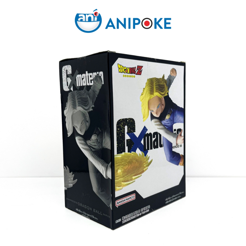 Mô hình Android 18 Lazuli GXMaterial Dragon balls chính hãng Nhật F74-04
