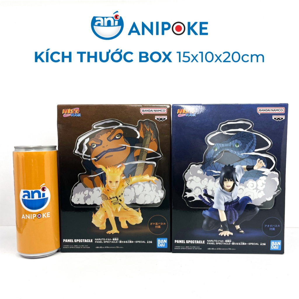 Mô hình Naruto Uzumaki Sakuke Uchiha Panel Spectacel, Naruto, chính hãng Sega (Nhập từ Nhật Full box)