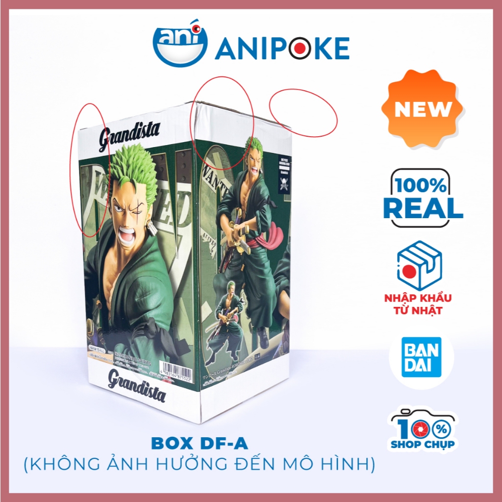 Mô hình Roronoa Zoro Grandista 2024 chính hãng Nguồn Nhật