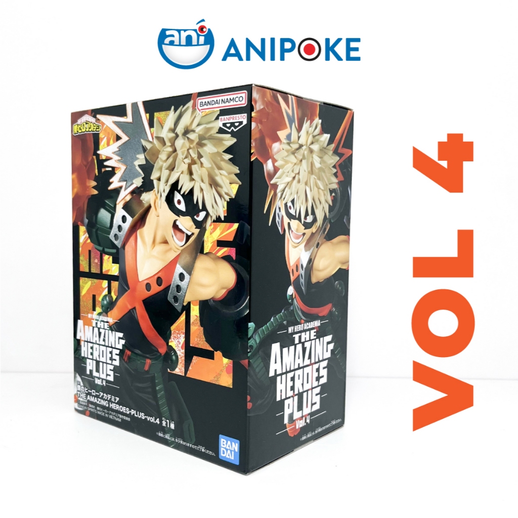 Mô hình Bakugo Katsuki MHA My Heroes Plus vol.1 - Vol 4 chính hãng Nguồn Nội địa Nhật
