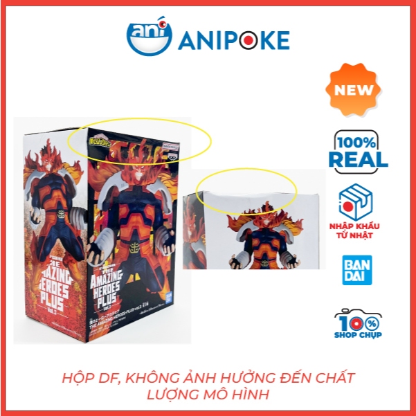 Mô hình Endeavor MHA vol.3 Amazing heroes Plus chính hãng Bandai, Nguồn Nội địa Nhật