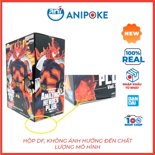 Mô hình Endeavor MHA vol.3 Amazing heroes Plus chính hãng Bandai, Nguồn Nội địa Nhật