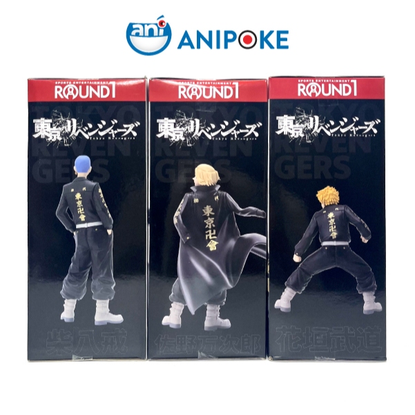 Mô hình Shiba Hakkai, Mikey Manjiro Sano, Hanagaki Takemichi  Mikey Round 1 Tokyo Revengers hàng chính hãng SEGA Nhật
