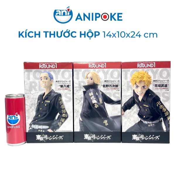 Mô hình Shiba Hakkai, Mikey Manjiro Sano, Hanagaki Takemichi  Mikey Round 1 Tokyo Revengers hàng chính hãng SEGA Nhật