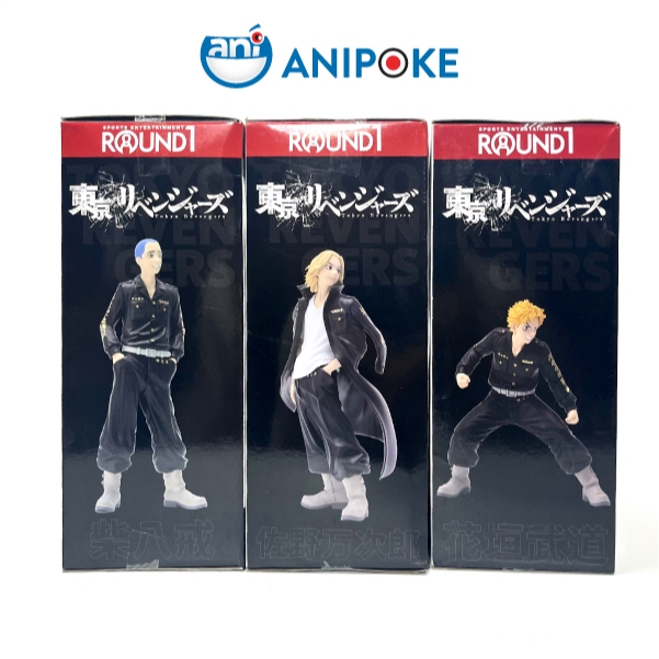 Mô hình Shiba Hakkai, Mikey Manjiro Sano, Hanagaki Takemichi  Mikey Round 1 Tokyo Revengers hàng chính hãng SEGA Nhật