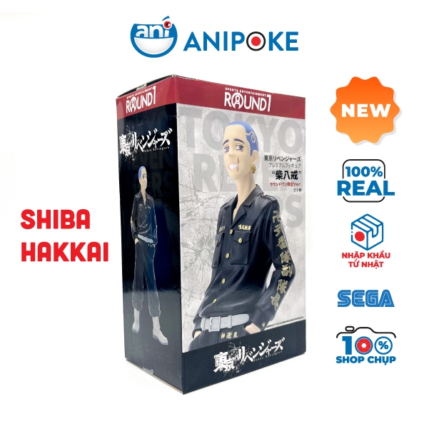 Mô hình Shiba Hakkai, Mikey Manjiro Sano, Hanagaki Takemichi  Mikey Round 1 Tokyo Revengers hàng chính hãng SEGA Nhật