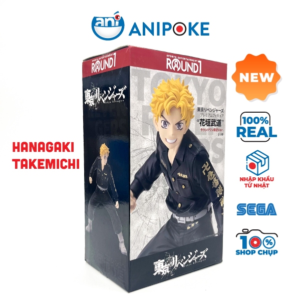 Mô hình Shiba Hakkai, Mikey Manjiro Sano, Hanagaki Takemichi  Mikey Round 1 Tokyo Revengers hàng chính hãng SEGA Nhật