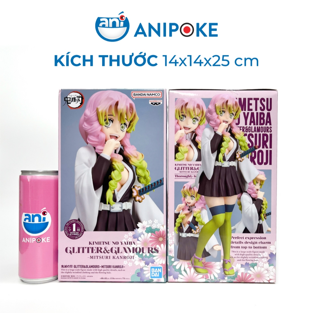 Mô hình luyến trụ Mitsuri glitter & Glamour Kimetsu no yaiba Thanh gươm diệt Quỷ chính hãng Nhật Bản