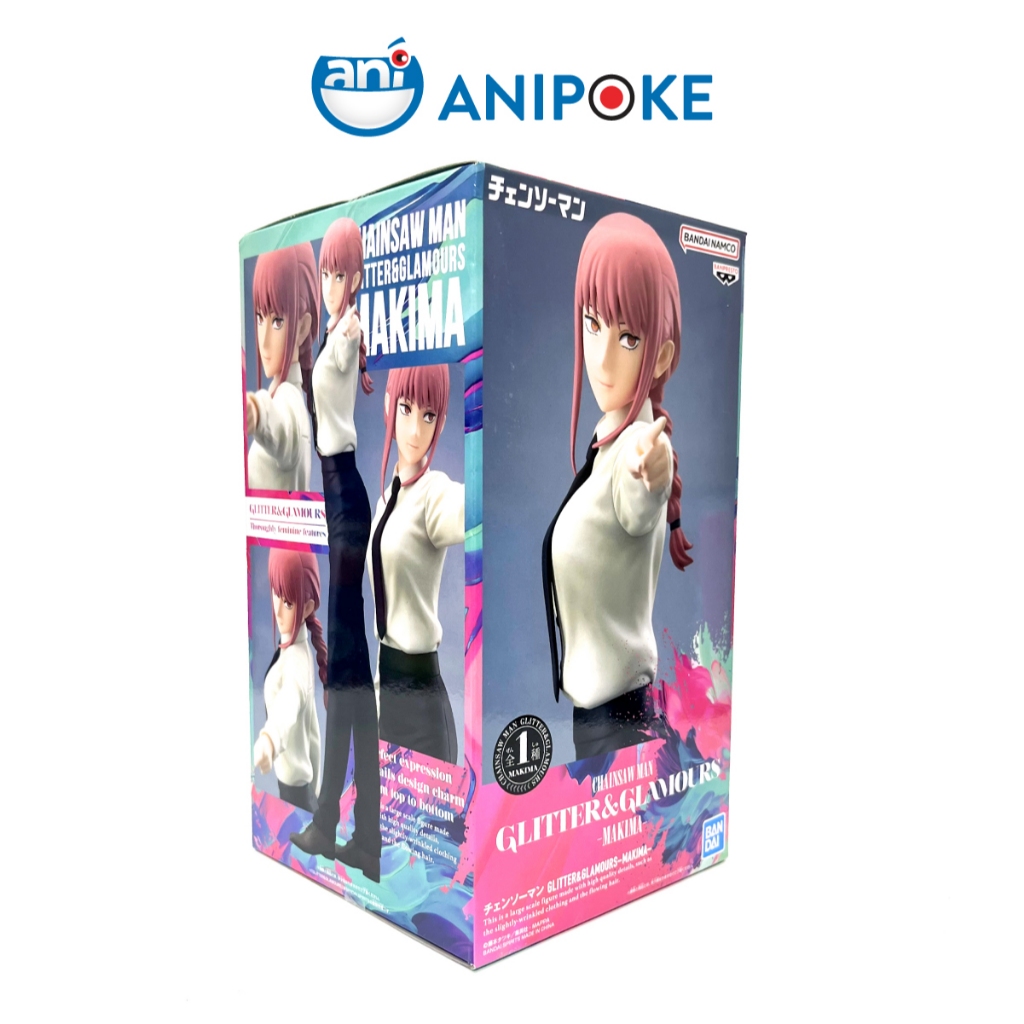 Mô hình Makima Chainsaw Man Glitters and glamous New, full seal  Bandai, hàng nội địa Nhật F44-05