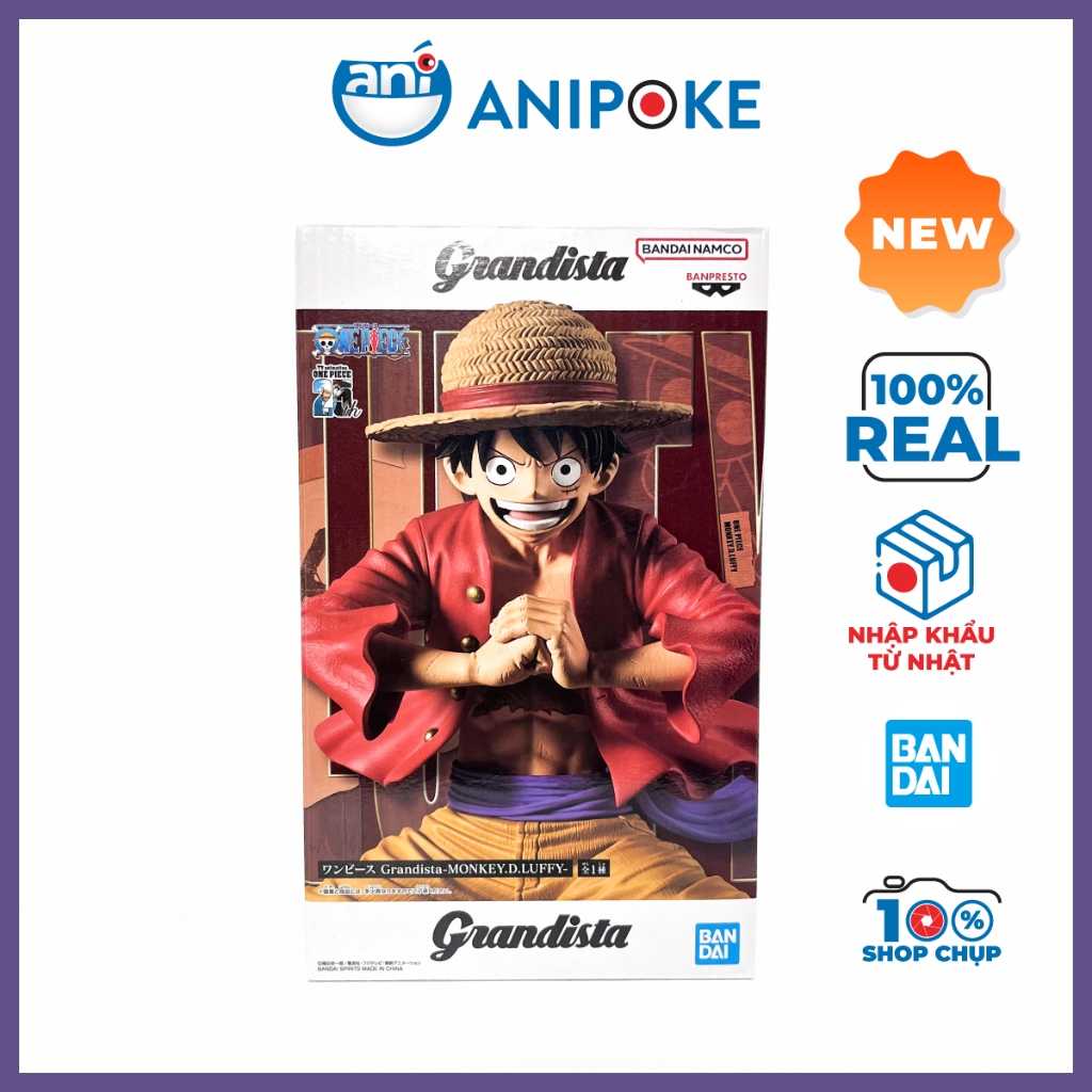 Mô hình Luffy Grandista 2024 chính hãng Nguồn Nhật  F70-14