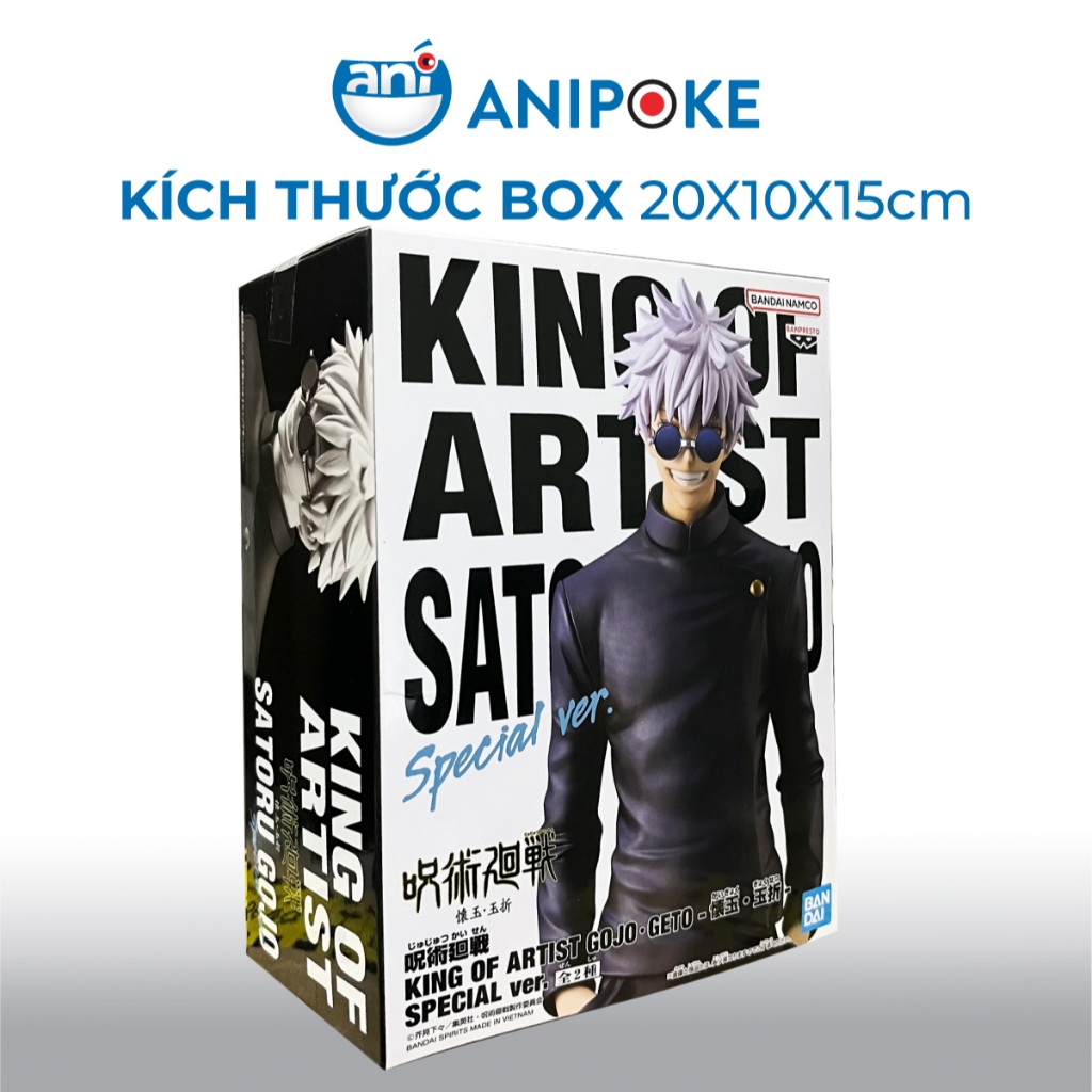 Mô hình Gojo KOA king of Artist Special Version chính hãng Nhật F72-05