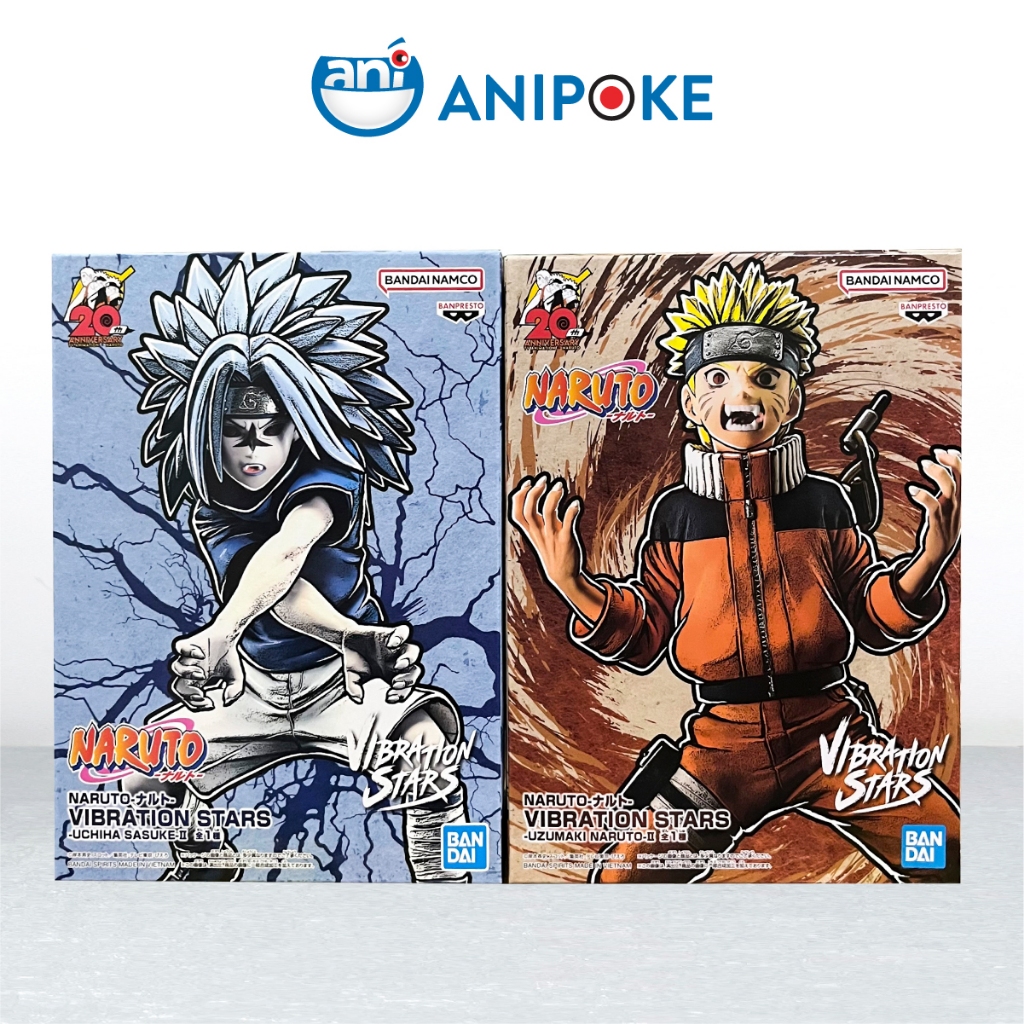 Mô hình Uchiha Sasuke II Vibration stars Kỉ niệm 20 Năm Naruto chính hãng Bandai Nhật  f81-22