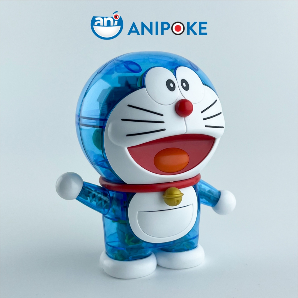 Mô hình lắp ráp Mèo Ú Doraemon màu xanh và màu clear thay thếFigure-Rise Mechanics  chính hãng Bandai Nhật F70-22