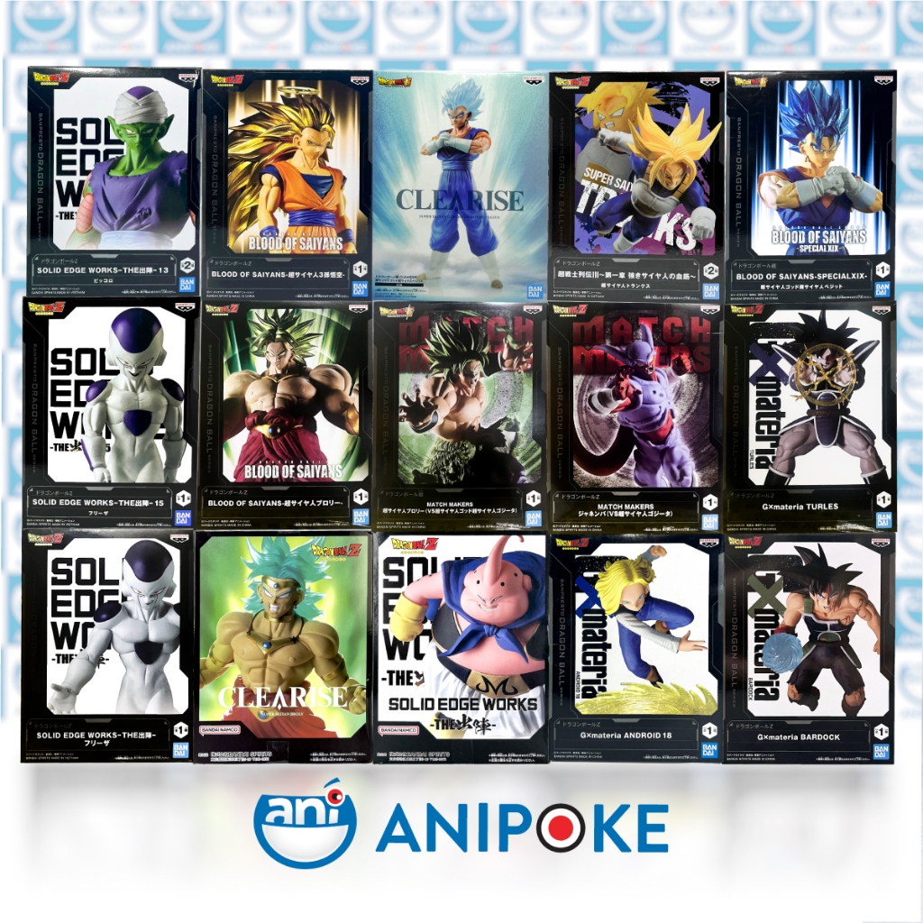 Mô hình Super Saiyan Broly x super saiyan vegeto Match makers Dragon Ball chính hãng Bandai Nhật f75-15