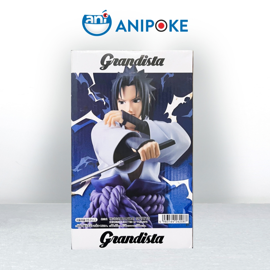 Mô hình Sasuke Uchiha Naruto Grandista 2025 chính hãng Bandai Nhật Bản Anipoke  f82-24