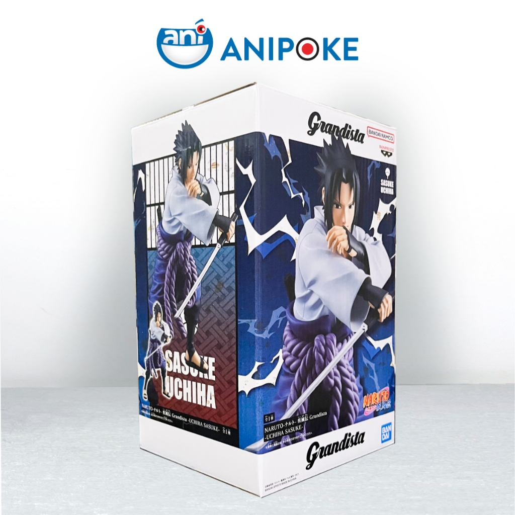 Mô hình Sasuke Uchiha Naruto Grandista 2025 chính hãng Bandai Nhật Bản Anipoke  f82-24