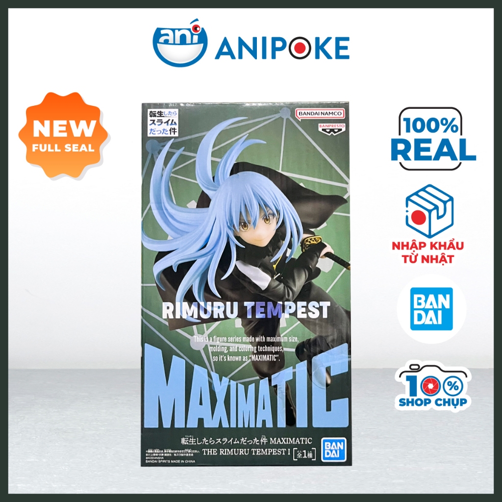 Mô hình Maximatic Rimuru Tempest  - THAT TIME I GOT REINCARNATED AS A SLIME Chính Hãng Bandai Nhật f81-23