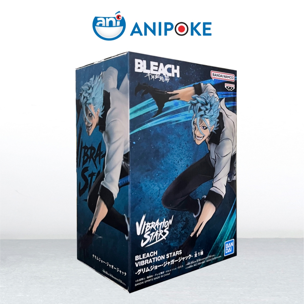 Mô hình Grimmjow Jaegerjaques Vibration Stars Bleach Solid and Souls -  chính hãng (Hàng Nhật Full box) f81-26