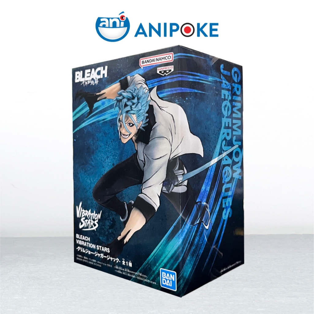 Mô hình Grimmjow Jaegerjaques Vibration Stars Bleach Solid and Souls -  chính hãng (Hàng Nhật Full box) f81-26