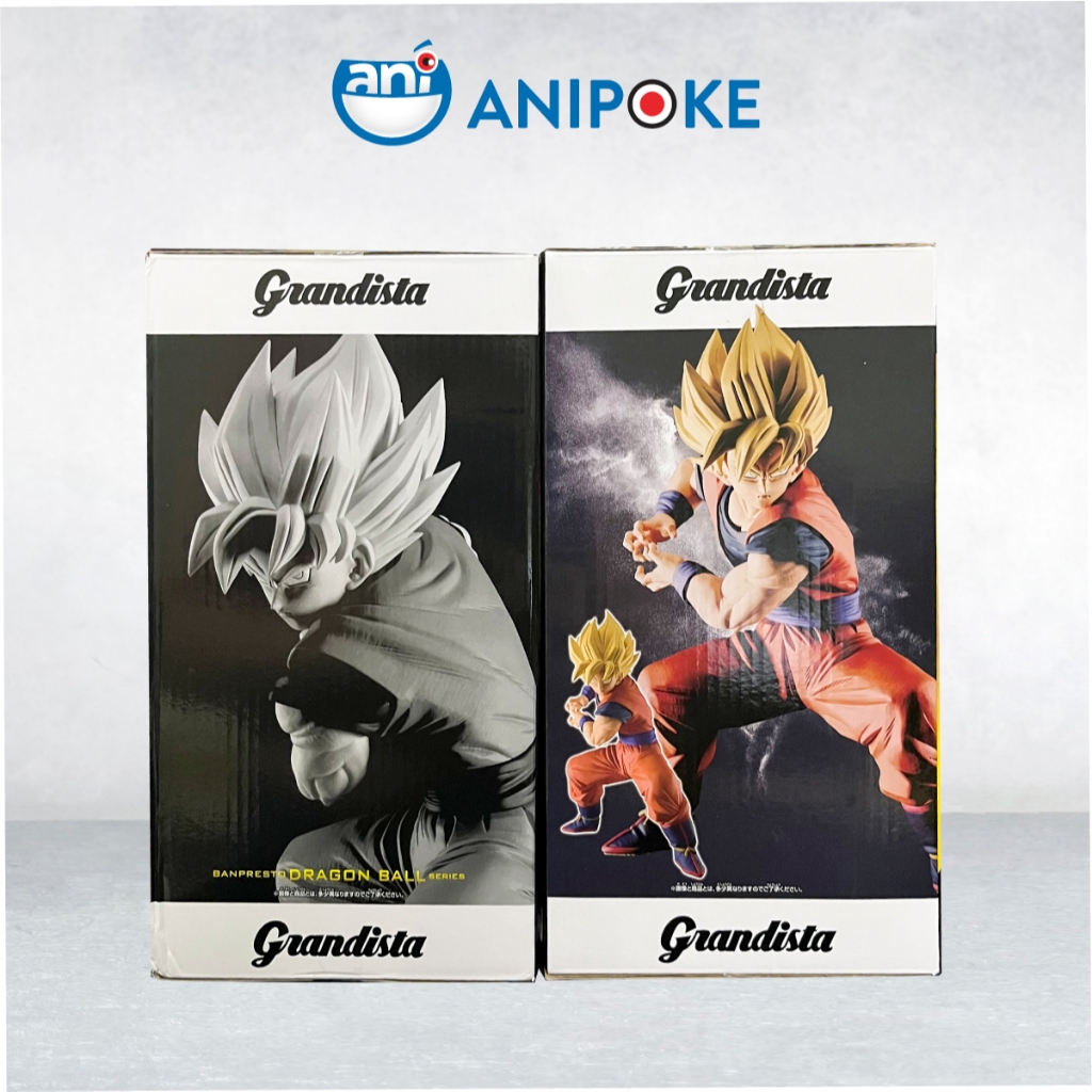 Mô hình Super saiyan Son GoKu Grandista Dragon ball Z Dragon Ball chính hãng Nhật F82-06