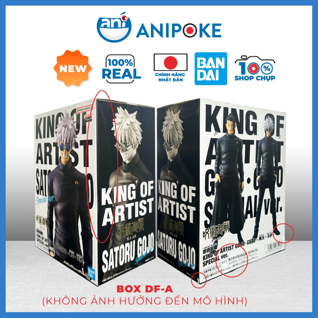 Mô hình Gojo KOA king of Artist Special Version chính hãng Nhật F72-05