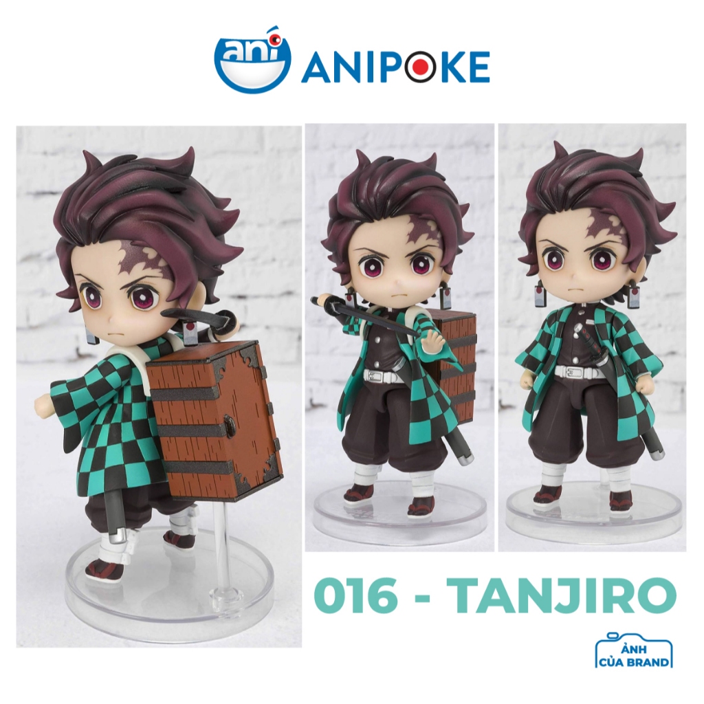 Mô hình Figuarts mini Tanjiro Nezuko Zenitsu Inosuke chính hãng Nhật.