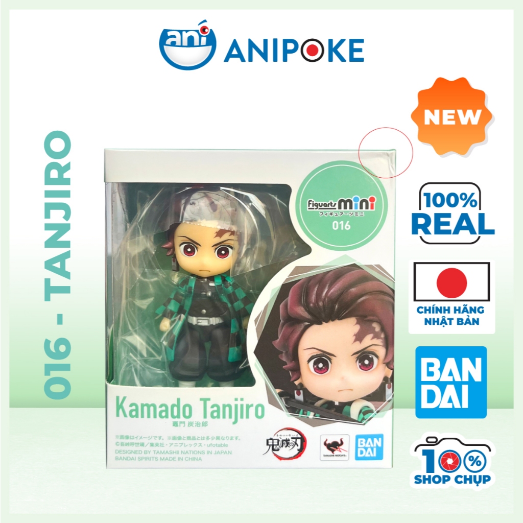Mô hình Figuarts mini Tanjiro Nezuko Zenitsu Inosuke chính hãng Nhật.