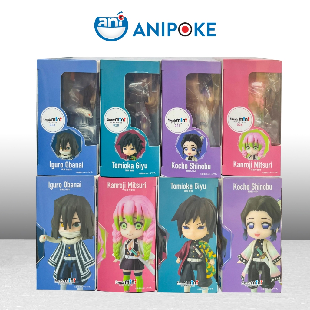 Mô hình Figuarts mini Giyuu Shinobu Obanai Mitsuri chính hãng Nhật.