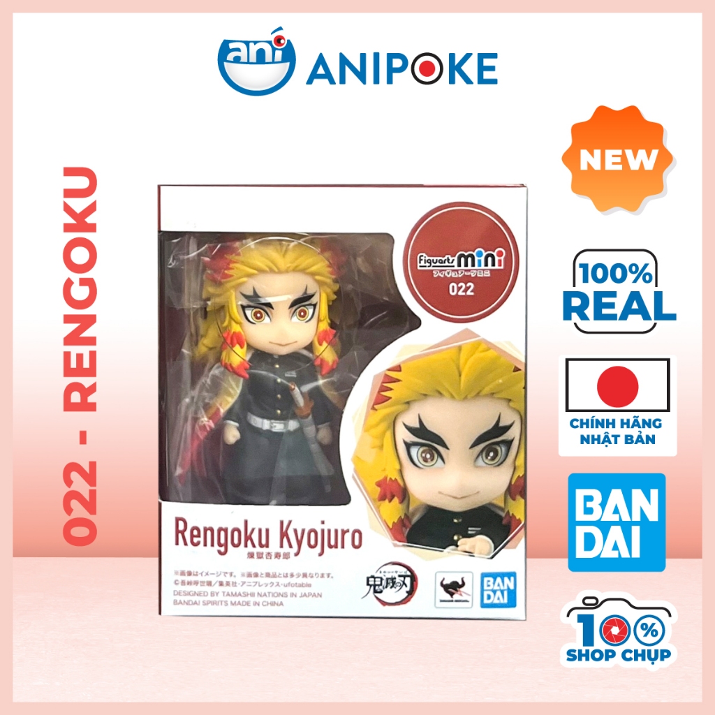 Mô hình Figuarts mini Rengoku Tengen Sanemi Muichiro Gyomei chính hãng Nhật.